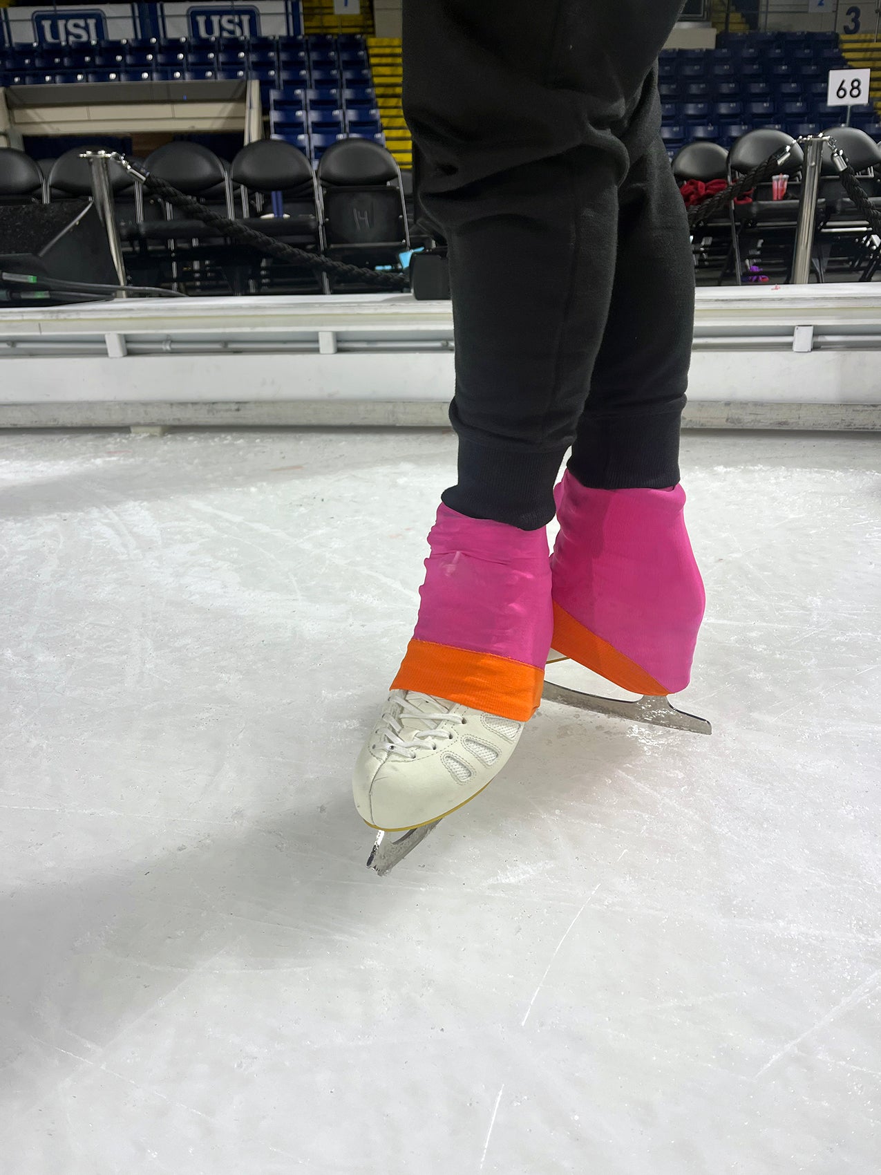 2-Tone Fire Spinner Skating Socks (2 Pairs)