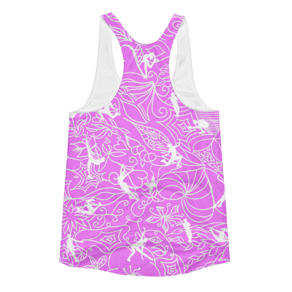 Skater Silhouette Racerback Tank (Adult)