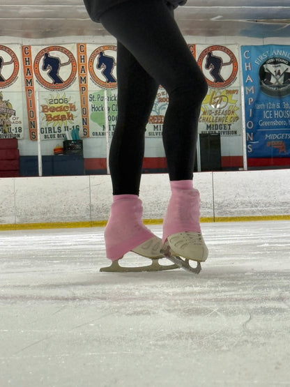 Graceful Pink Skating Socks (2 Pairs)