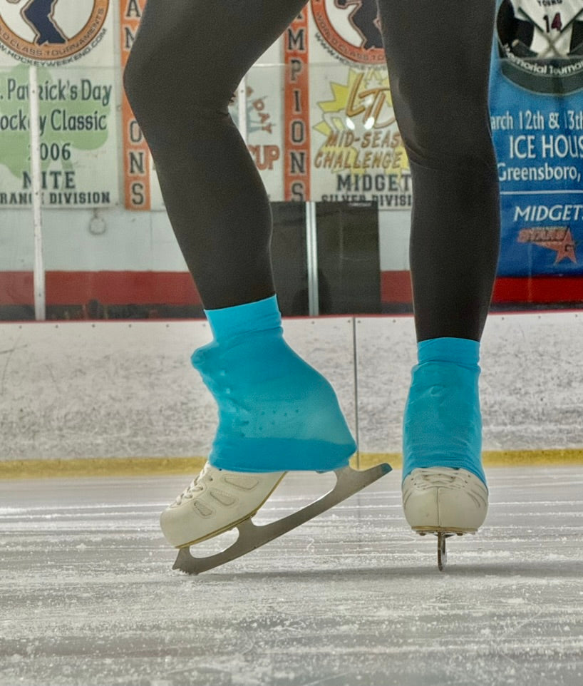 Aquatic Blue Skating Socks (2 Pairs)