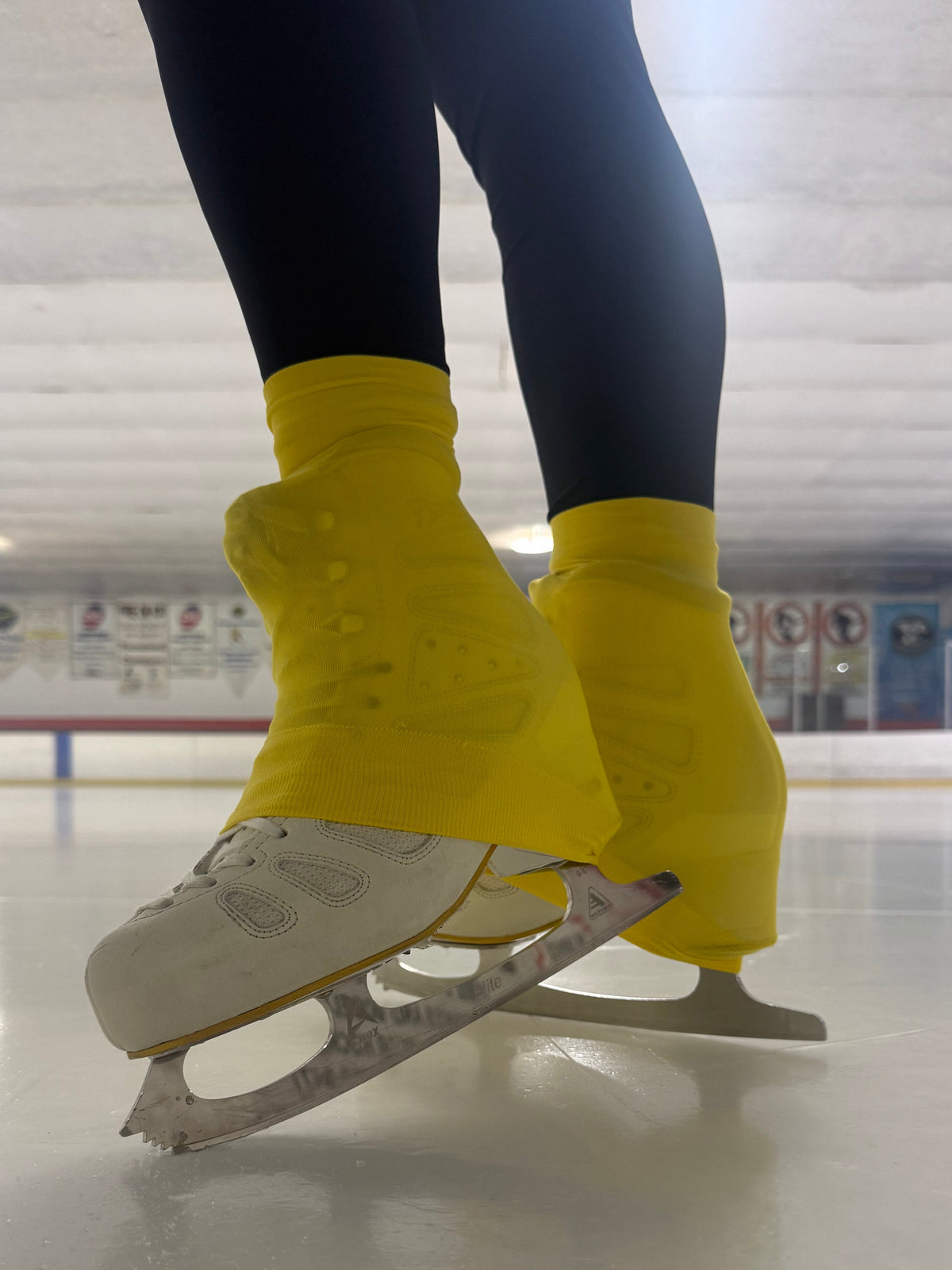 Sunshine Yellow Skating Socks (2 Pairs)