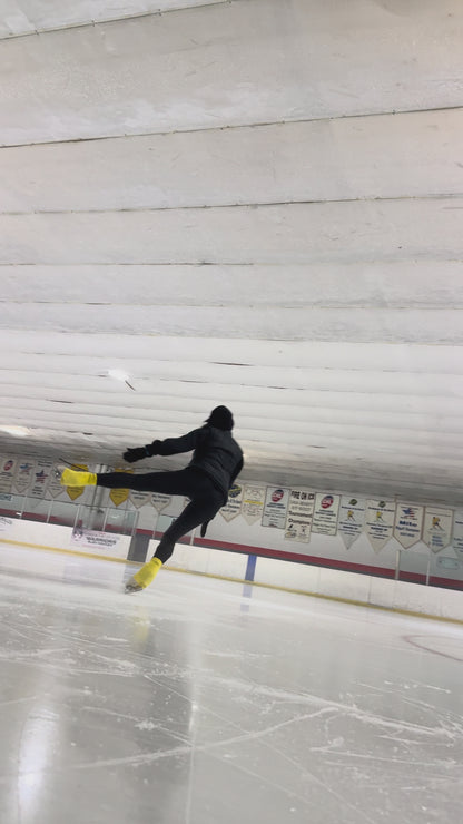 Sunshine Yellow Skating Socks (2 Pairs)