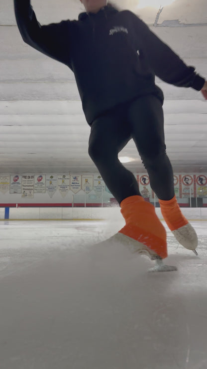 Orange Slice Skating Socks (2 Pairs)