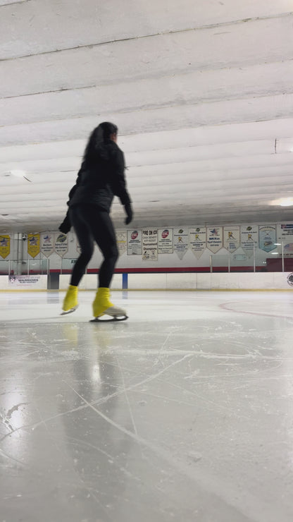 Sunshine Yellow Skating Socks (2 Pairs)