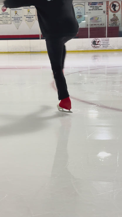 Fierce Red Skating Socks (2 Pairs)