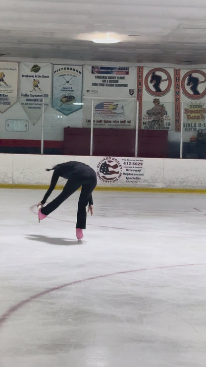 Happy Pink Skating Socks (2 Pairs)