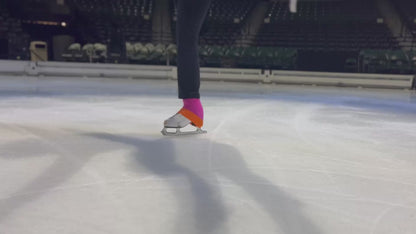 2-Tone Fire Spinner Skating Socks (2 Pairs)