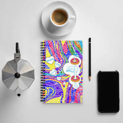 Skate, Love, & Donuts Spiral Notebook