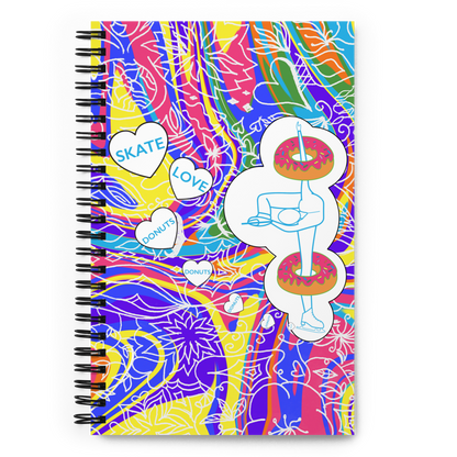 Skate, Love, & Donuts Spiral Notebook