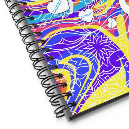 Skate, Love, & Donuts Spiral Notebook