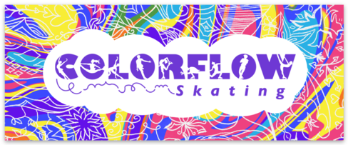 ColorFlow Skating Vinyl Sticker