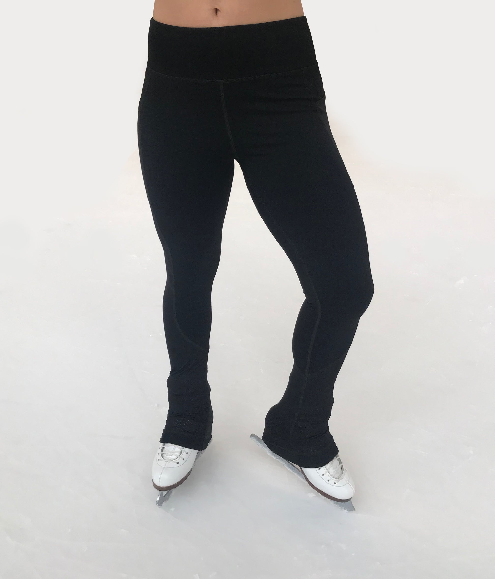 Junior's | Figure Skating Practice Pants with Pockets & Performance Mesh