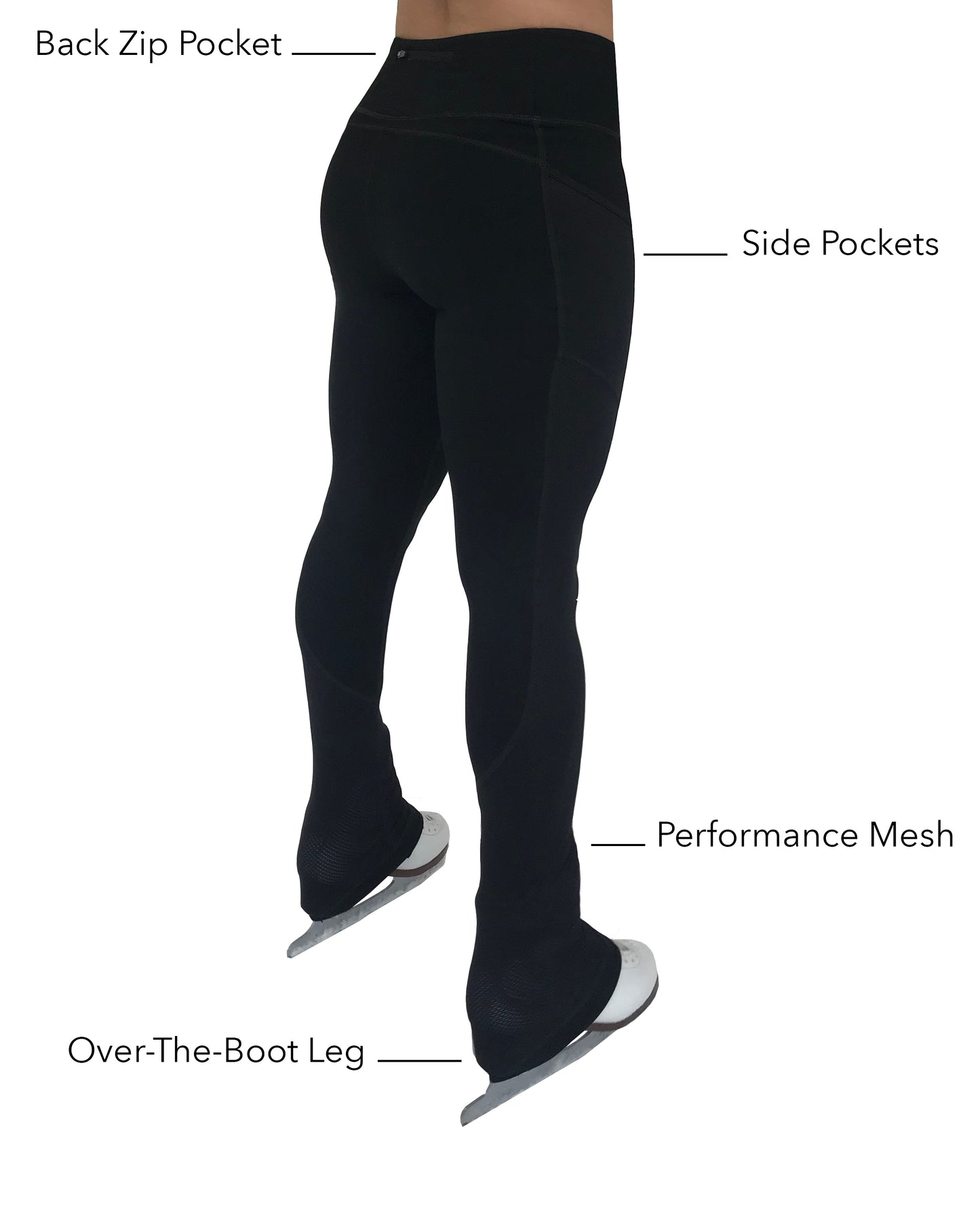Over the boot ice skating leggings Clearance