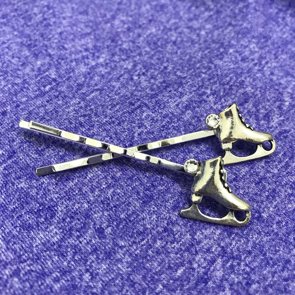 Figure Skate Sparkle Bobby Pin (2 Pack)