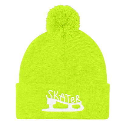 Skater Pom Pom Knit Beanie