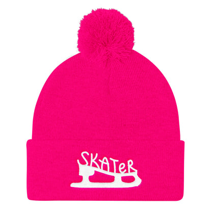 Skater Pom Pom Knit Beanie