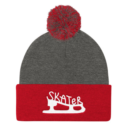 Skater Pom Pom Knit Beanie