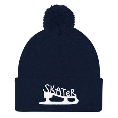 Skater Pom Pom Knit Beanie